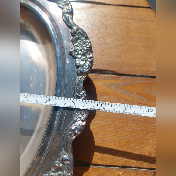 Antique Serving Dish With Cover Silver Plated - Picture 7 of 11